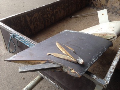 Bruchstellen goßzügig begradigt