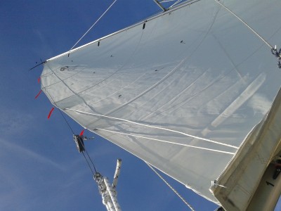 ausgestellte Achterliek