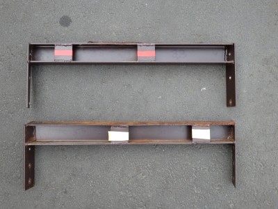 Beide Traversen - ausgebaut