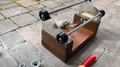 motorschlitten mit 3D gedruckten rollen aus PETG