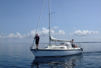 Ganz wenig Wind - unter Motor